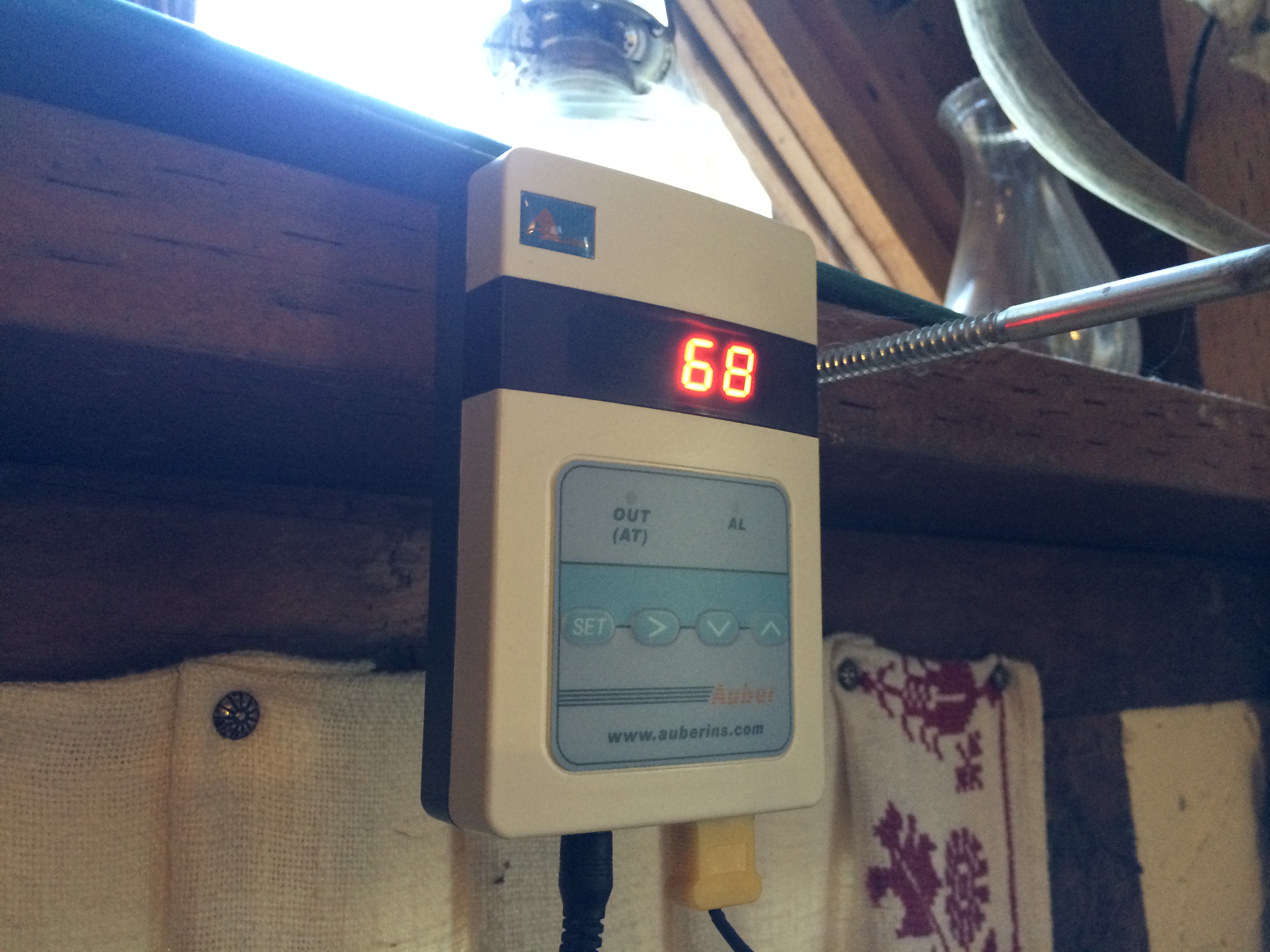 Wood Stove Probe Thermometer for Double Wall Flue Pipe – Midwest
