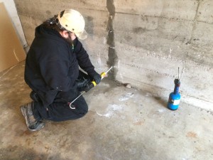 Concrete crack repair